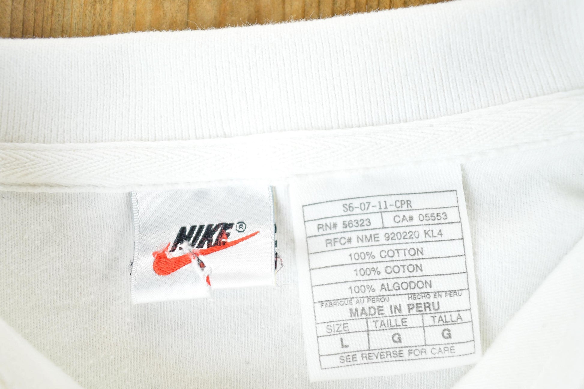 Vintage 1990s Nike Embroidered Quarter Button Polo Shirt