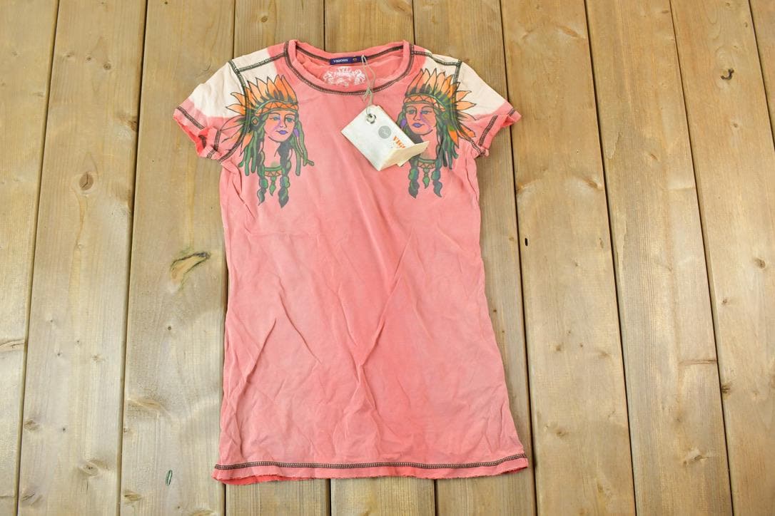 Deadstock Women Vintage Vigoss Y2K Western T-Shirt