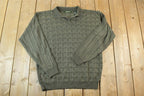 Vintage 1990s Penmans Knit Collared Crewneck Sweater