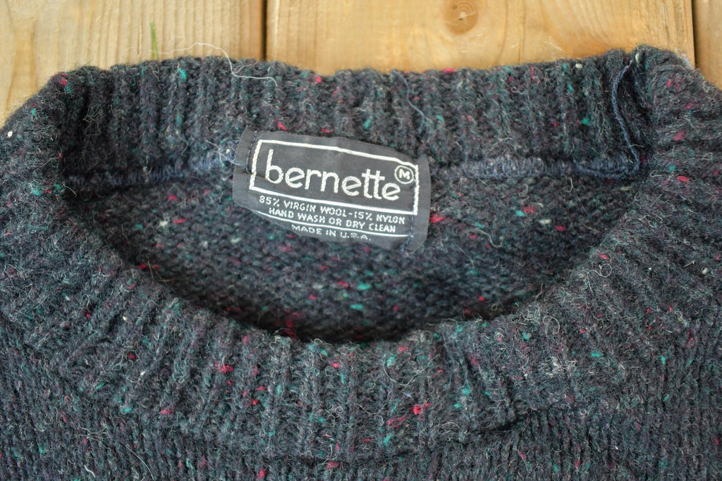 Vintage 1990s Bernette Wool Blend Knit Sweater