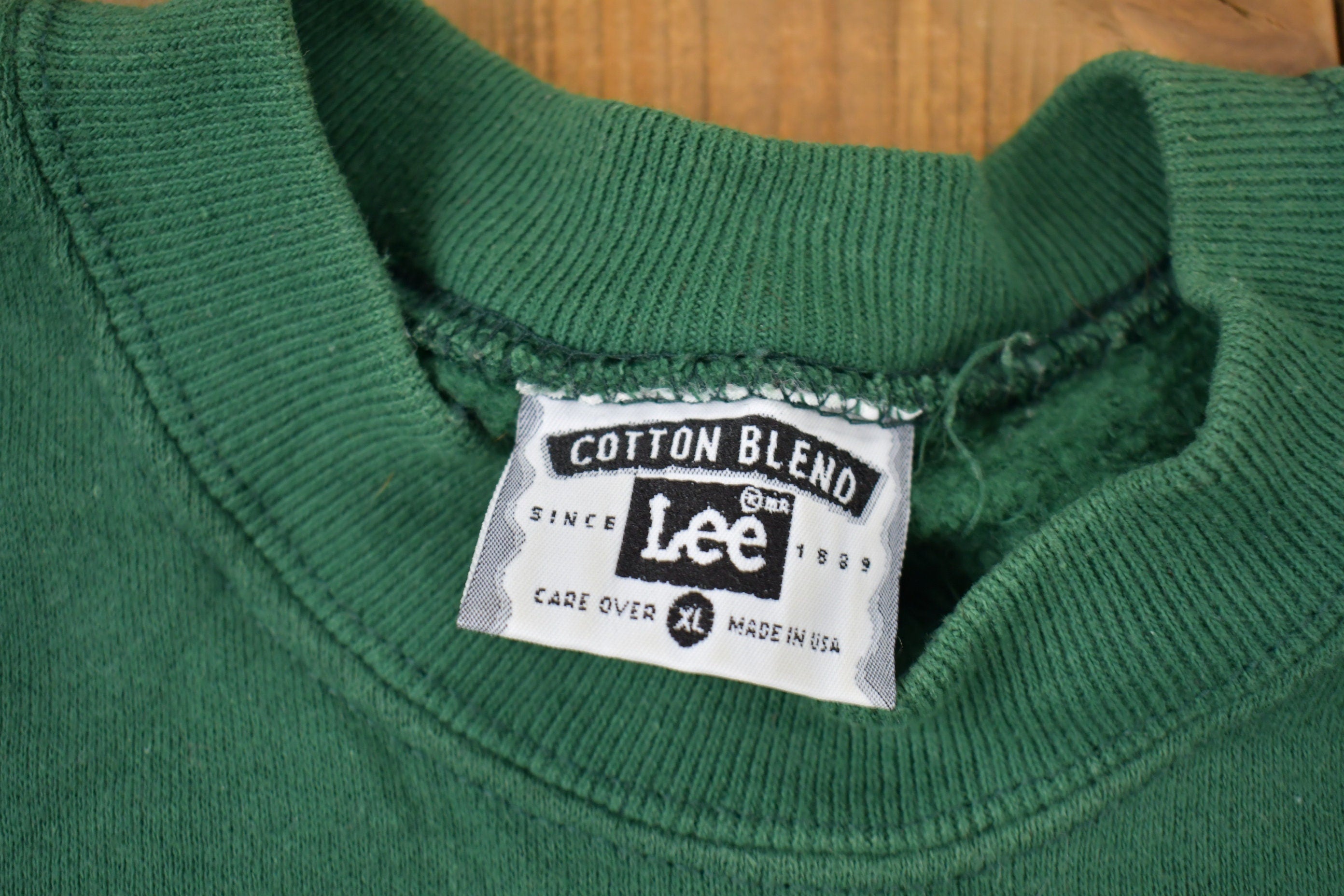 Vintage 1990s Lee Made In USA Santa Funny Quote Christmas Sweater