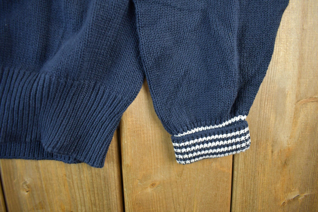 Vintage 1990s Golf Embroidered Golf Knitted Sweater Men's XL / Vintage 90s V Neck / Cricket Sweater / Outdoor / Sweatshirt / Sansaball Sport