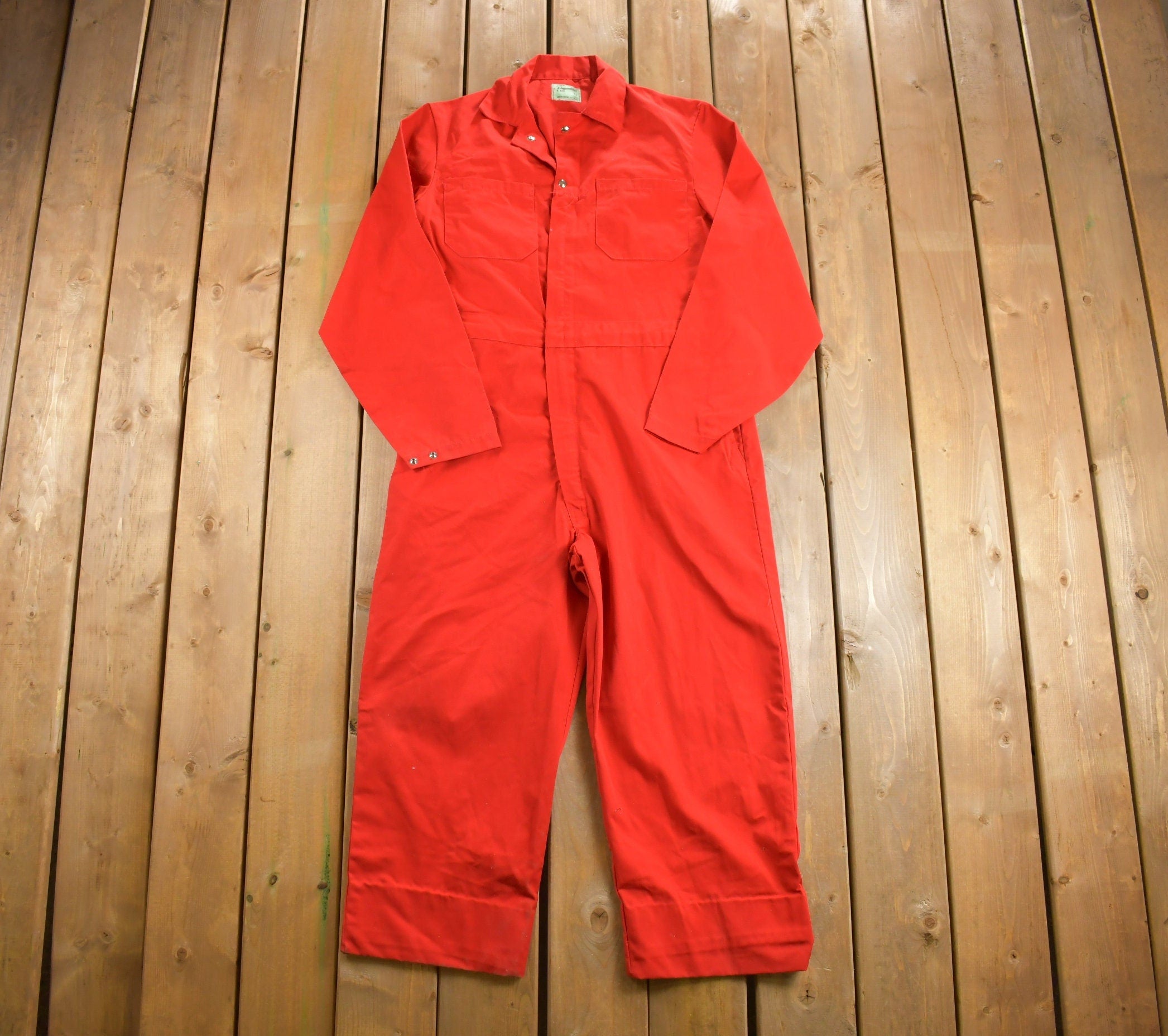 Vintage 1980s Canadian Red Coveralls