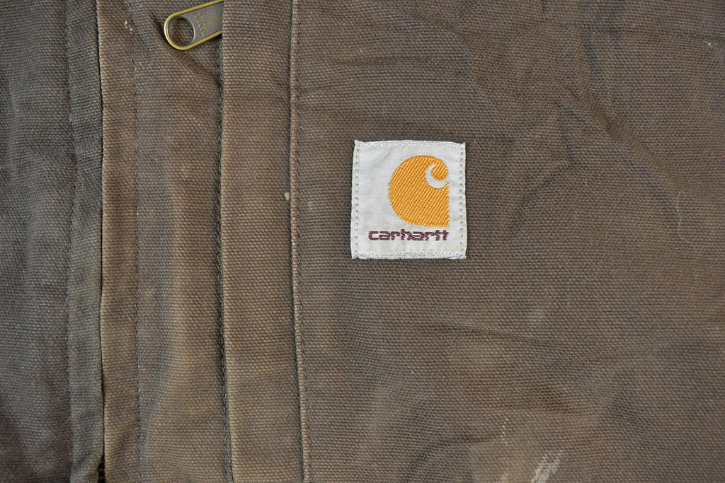 Vintage Y2K Distressed Carhartt Jacket Vest