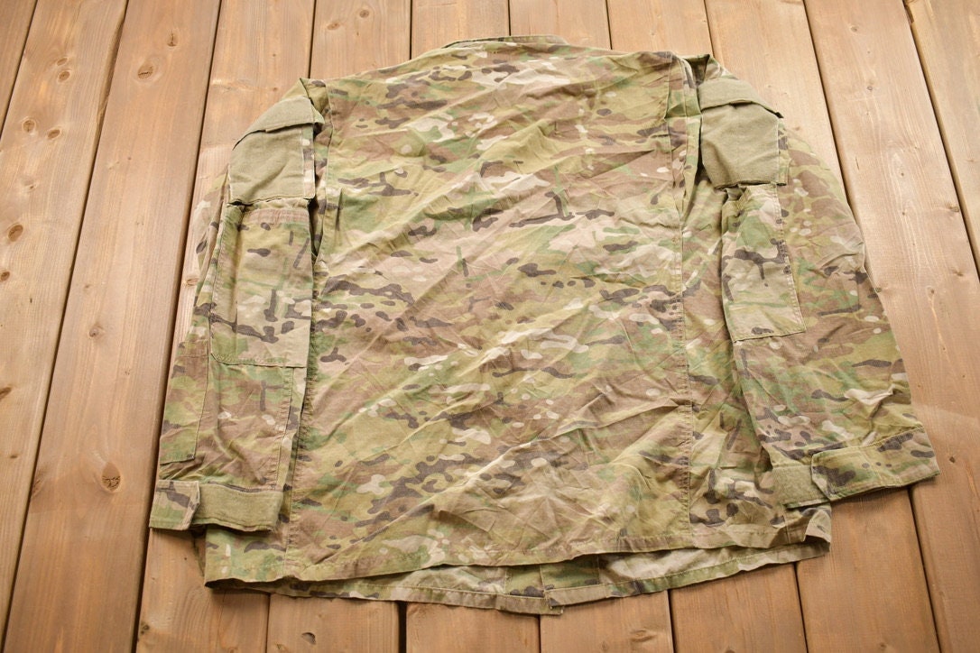Vintage Military Button Up Shirt