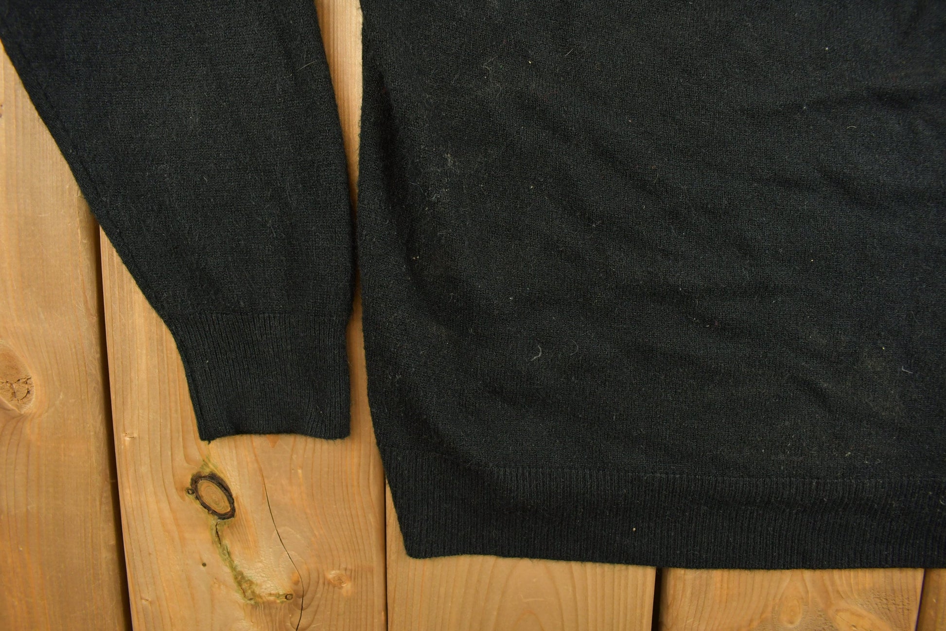 Vintage 1990s Duvet Black Quarter Zip Sweatshirt / 90s Sweatshirt / Made In USA / Essential / Streetwear / 90s Blank