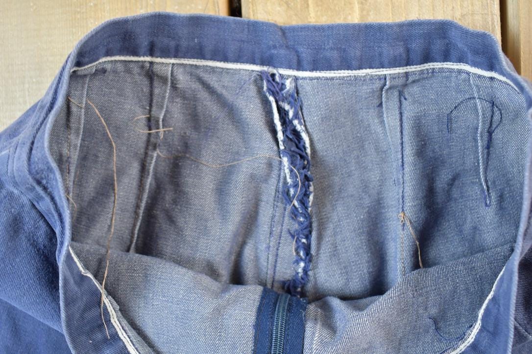 Vintage 1960s Denim Pants