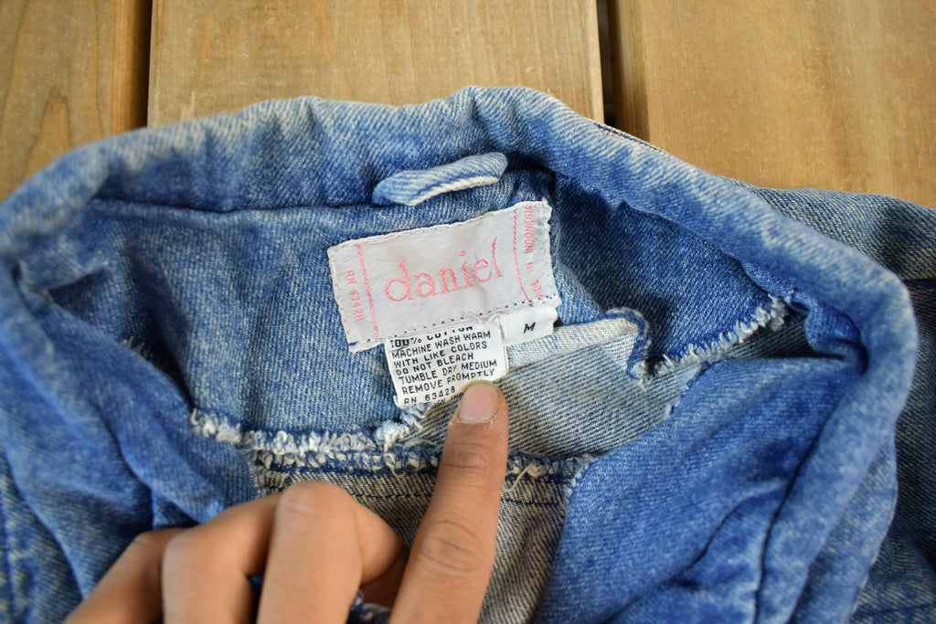 Vintage 1990s Daniel Denim Jean Jacket Women's Medium