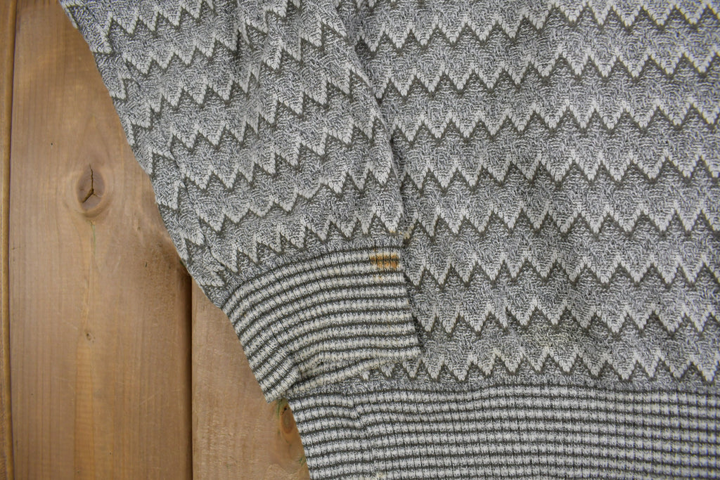 Vintage 1980s Pronto-Uomo Knit Henley-Sweater