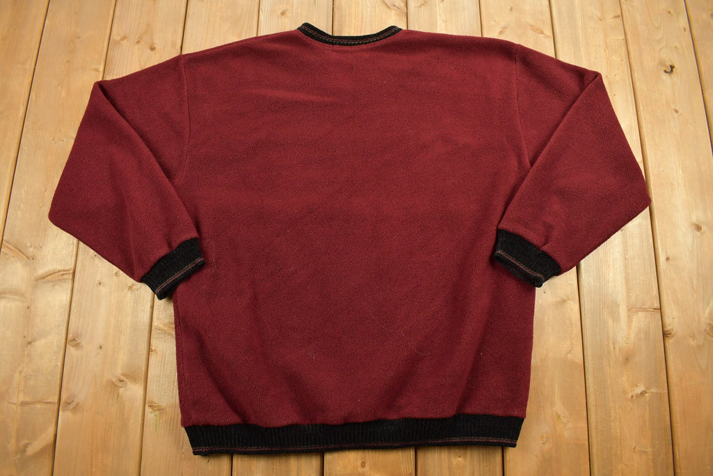 Vintage 1990s Tundra Canada V Neck Knitted Sweater