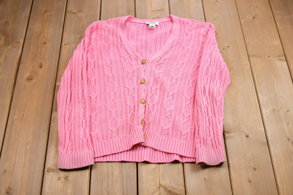 Vintage 1980s Talbots Knitted Cardigan Sweater