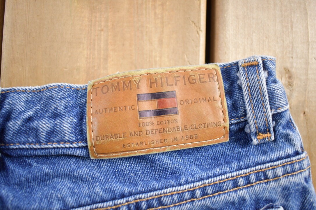 Vintage 1990s Tommy Hilfiger Denim Jeans Size 28x28 American Vintage  Workwear  Streetwear  Vintage Pants