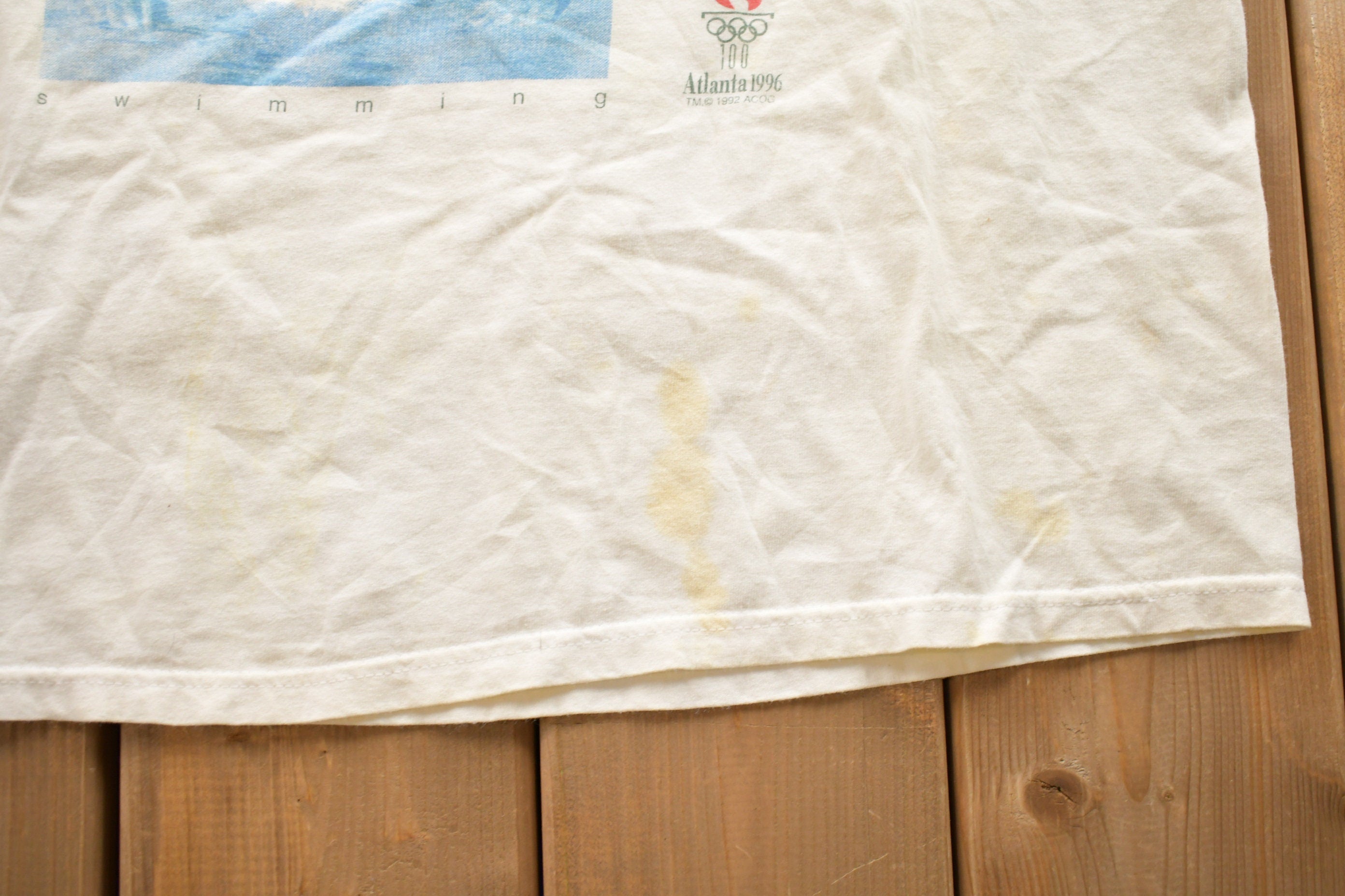 Vintage 1996 Atlanta Olympics USA High Diving T-Shirt
