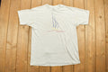 Vintage 1985 Marco Island Sailing Print Souvenir T Shirt