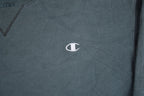 Vintage 1990s Champion Blank Black Crewneck Sweatshirt