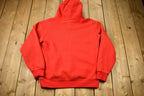 Vintage 1990s Detroit Red Wings NGL Embroidered Graphic Hoodie  90s Hoodie  Vintage Hockey  Patchwork  Red Wings Fan Apparel