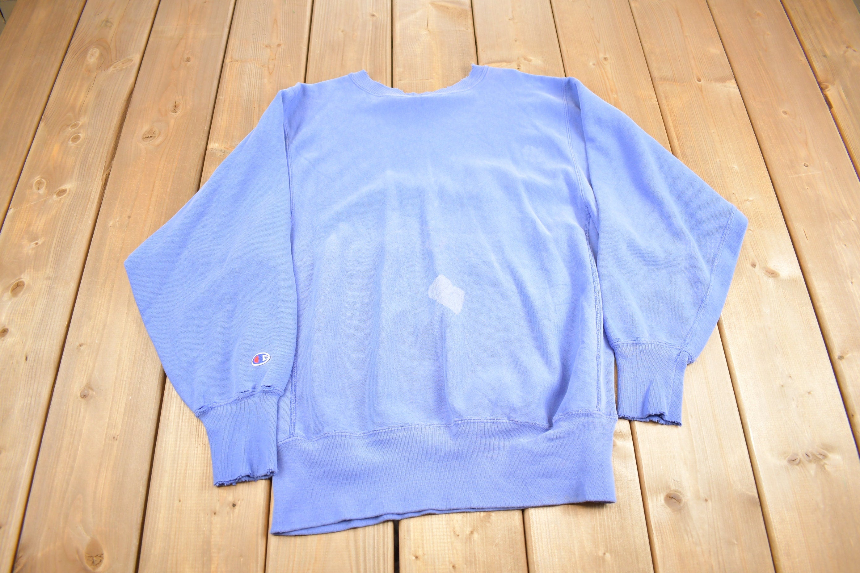 Vintage 1990s Naturally Distressed Champion Reverse Weave Sweatshirt