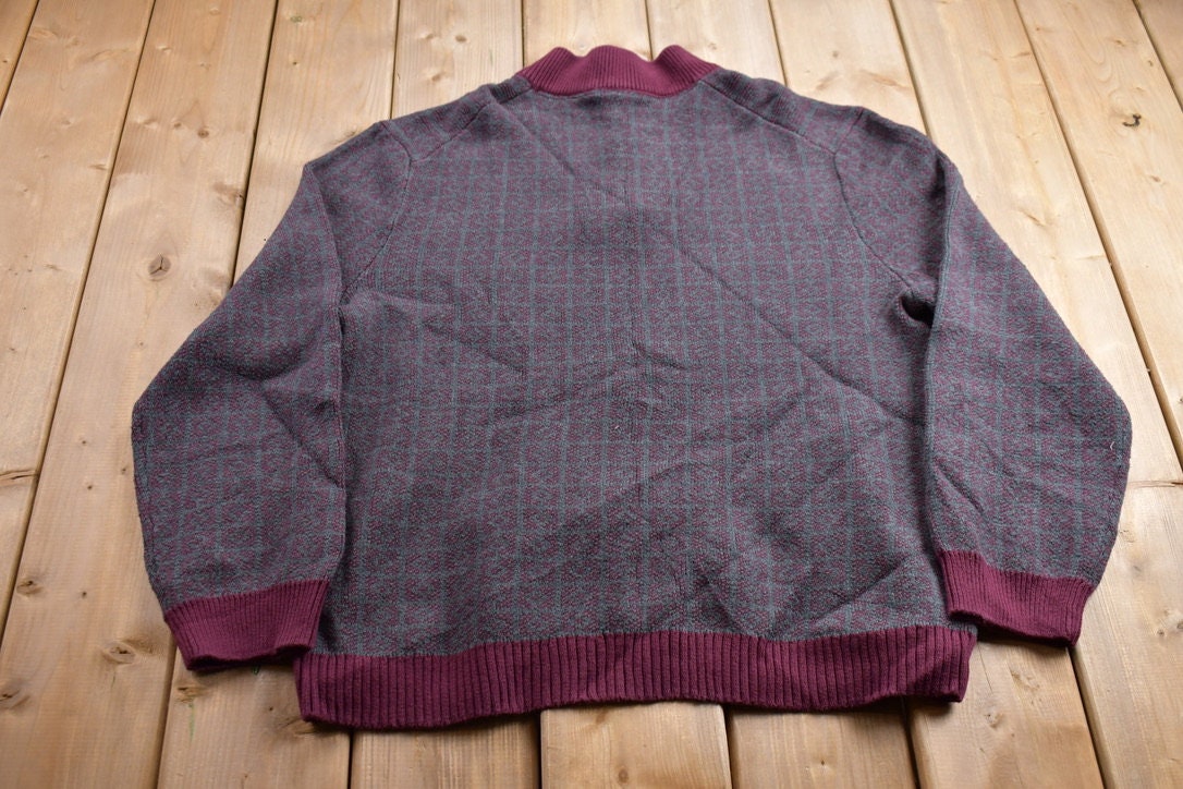 Vintage 1990s Jasso Ella Knitted Collared Sweater