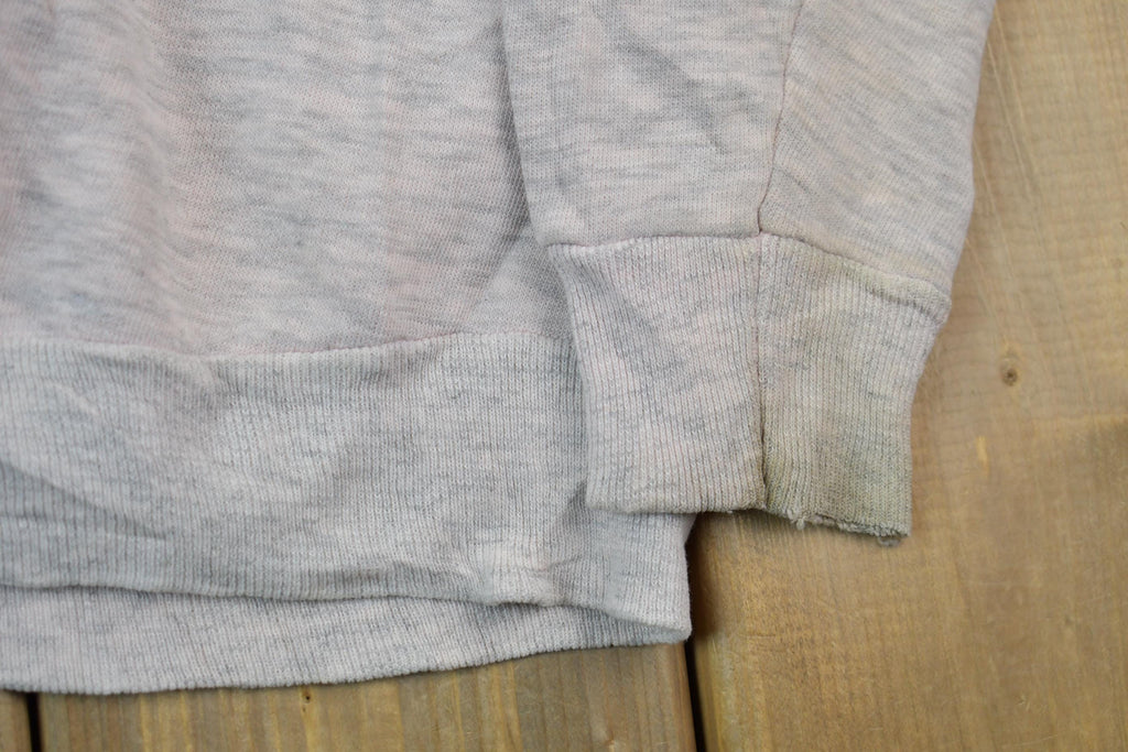 Vintage 1990s Beeves Light Pink Knit Crewneck Sweater