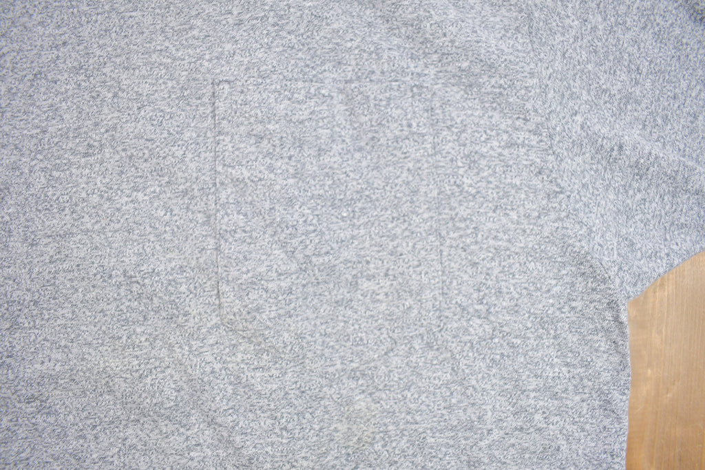 Vintage 1990s Simple Heather Grey Blank T Shirt