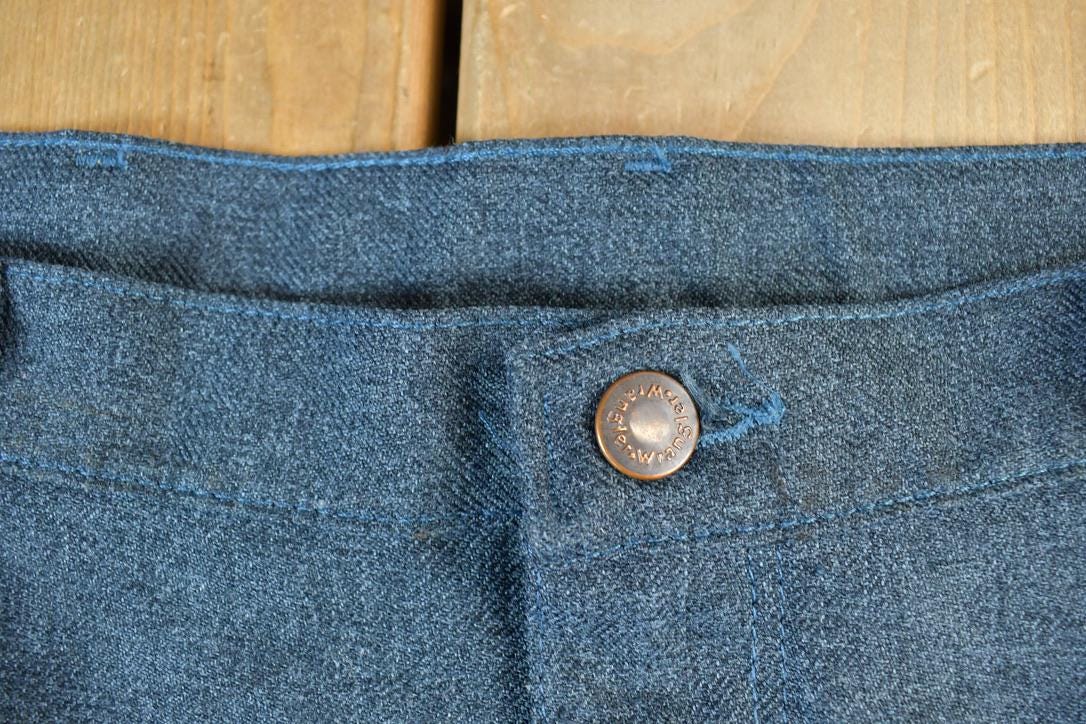 Vintage 1980's Wrangler Wool Trousers Size 40 / 1980s Wool Pants / Streetwear / True Vintage / Vintage Workwear / Wool Pants