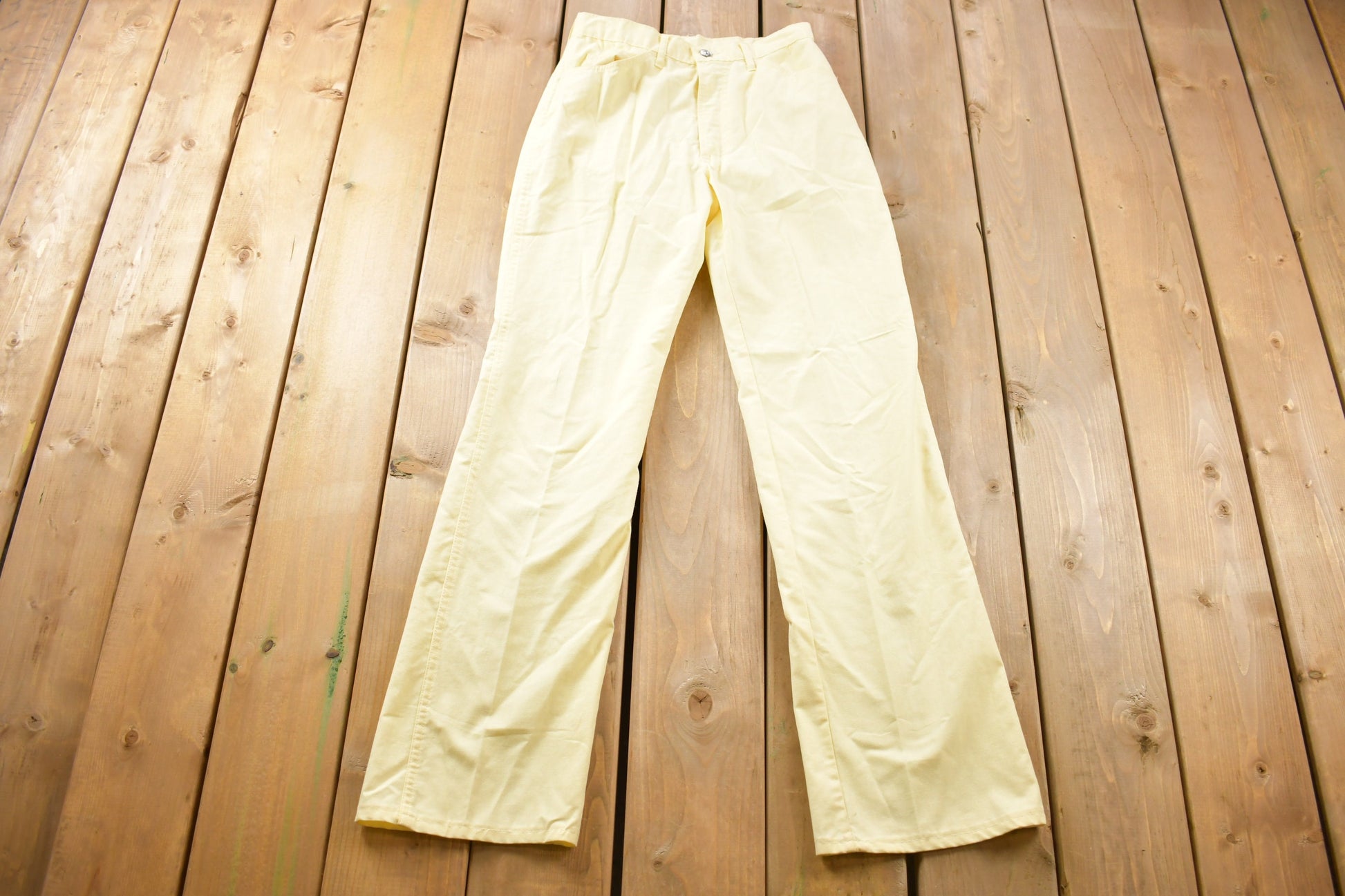 Vintage 1980s Funny Girl Light Wash Denim Jeans Size 28 x 32