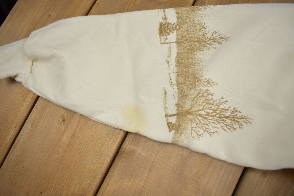 Vintage 1995 Winter Farm Graphic Crewneck