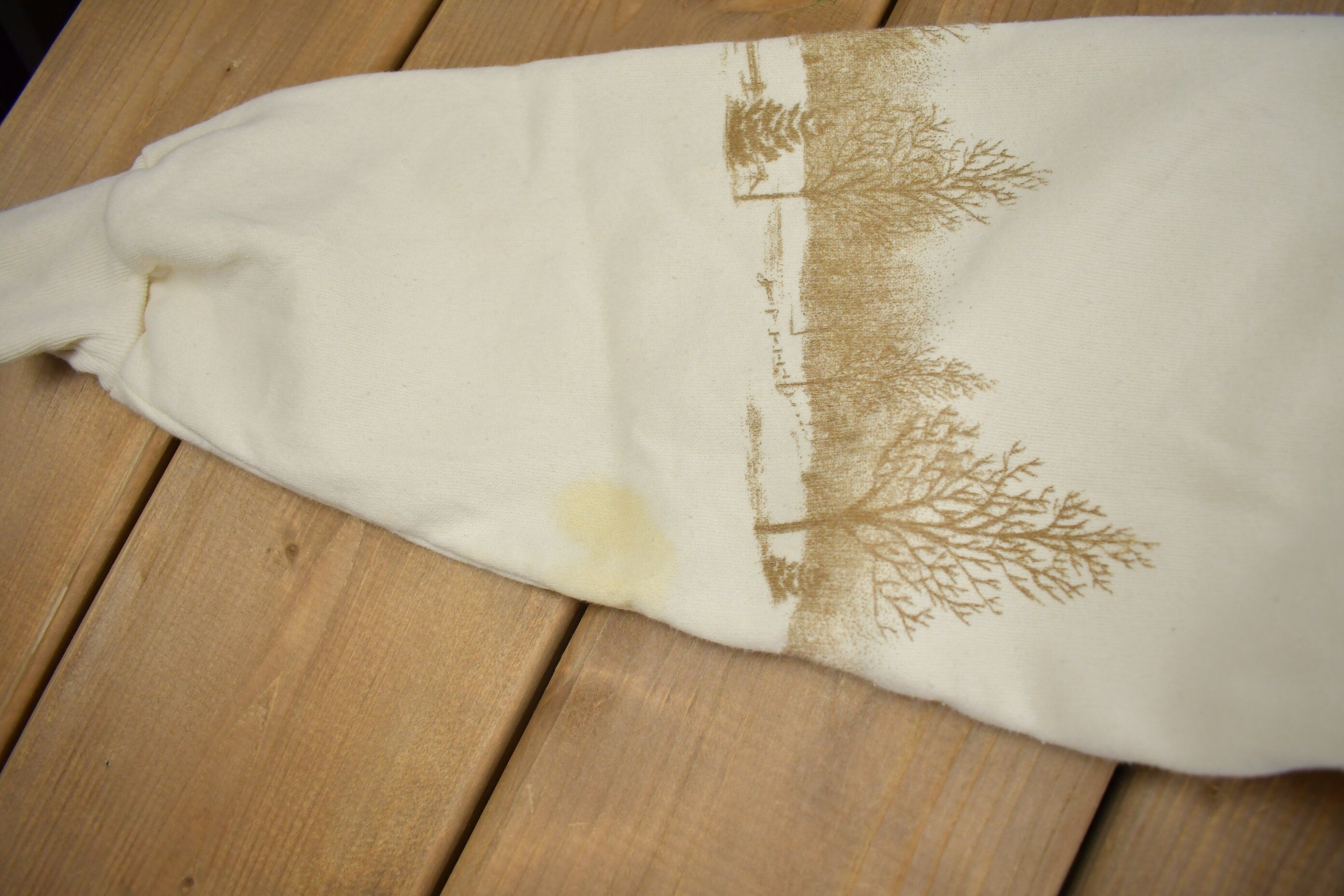 Vintage 1995 Winter Farm Graphic Crewneck