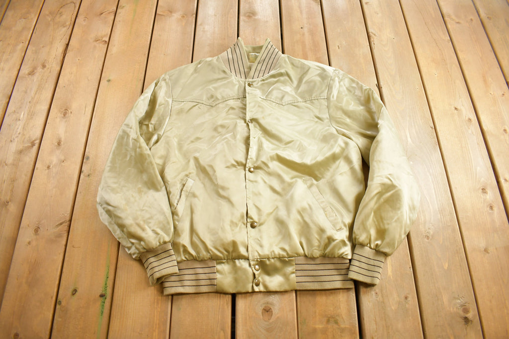 Vintage 1990s Eastern Kansas Livestock West Ark Satin Jacket