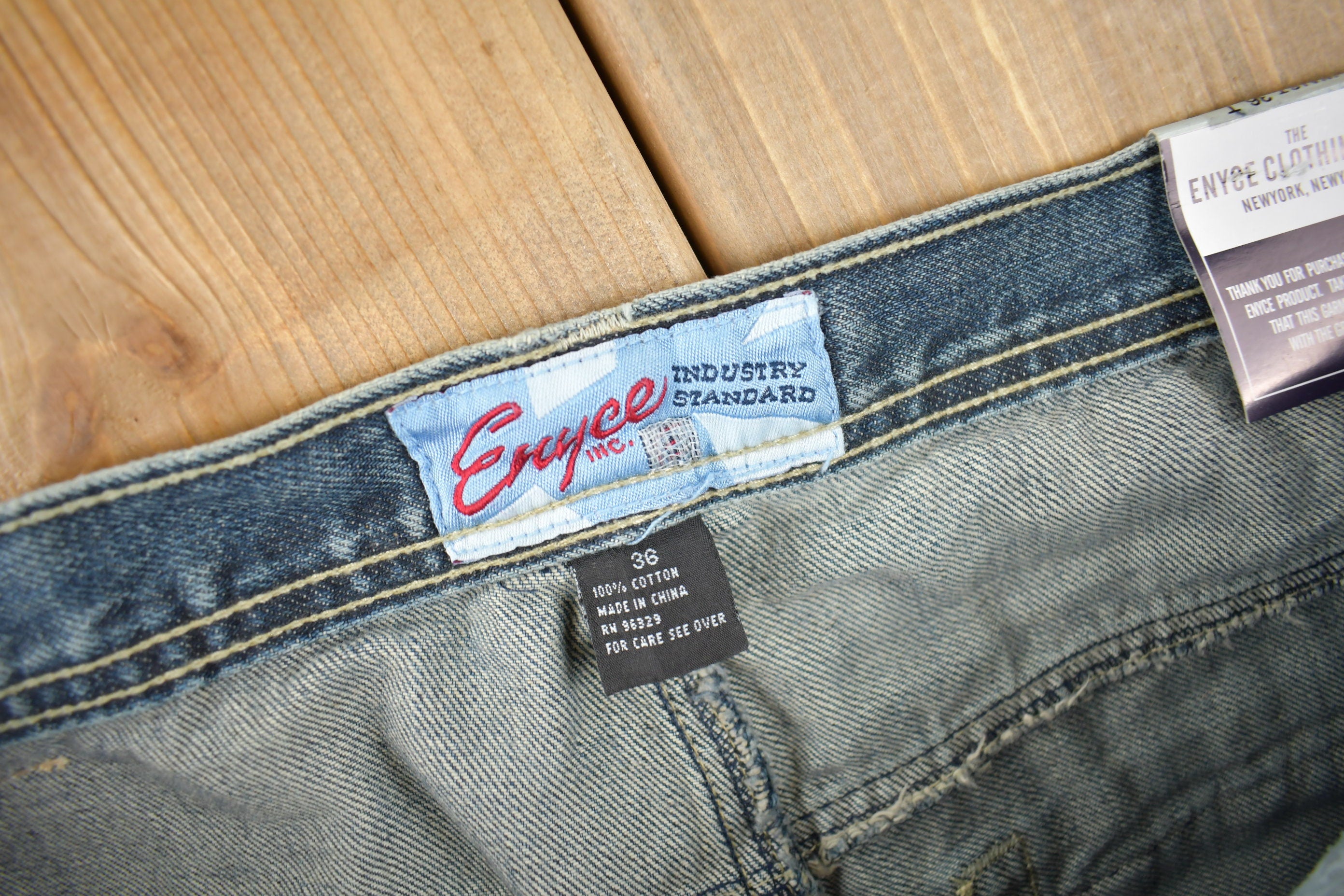 Vintage 2004 Deadstock Enyce Hip Hop Baggy Jeans Size 36