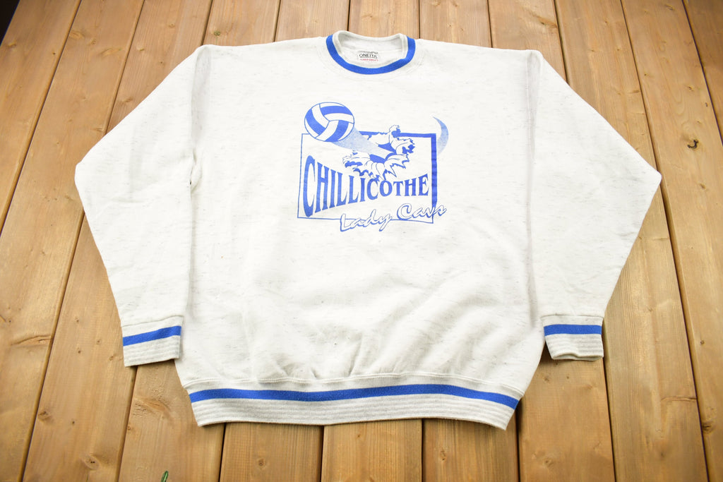Vintage 1990s Chilicothe Lady Cavs Ribbed Crewneck Sweatshirt