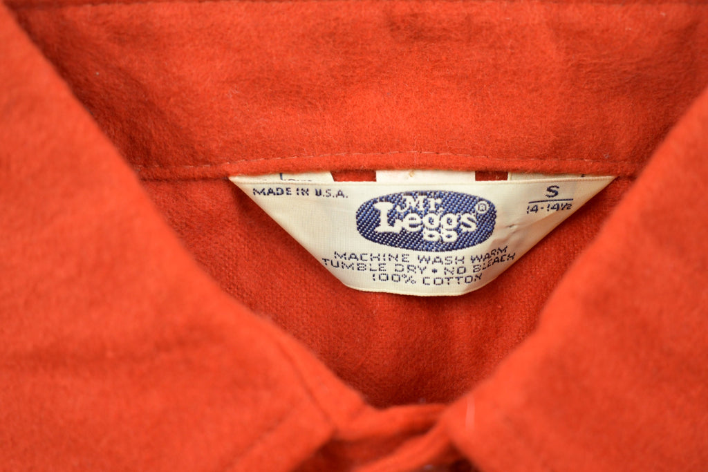 Vintage 1980s Mr. Leggs Wool Button Up Board Shirt