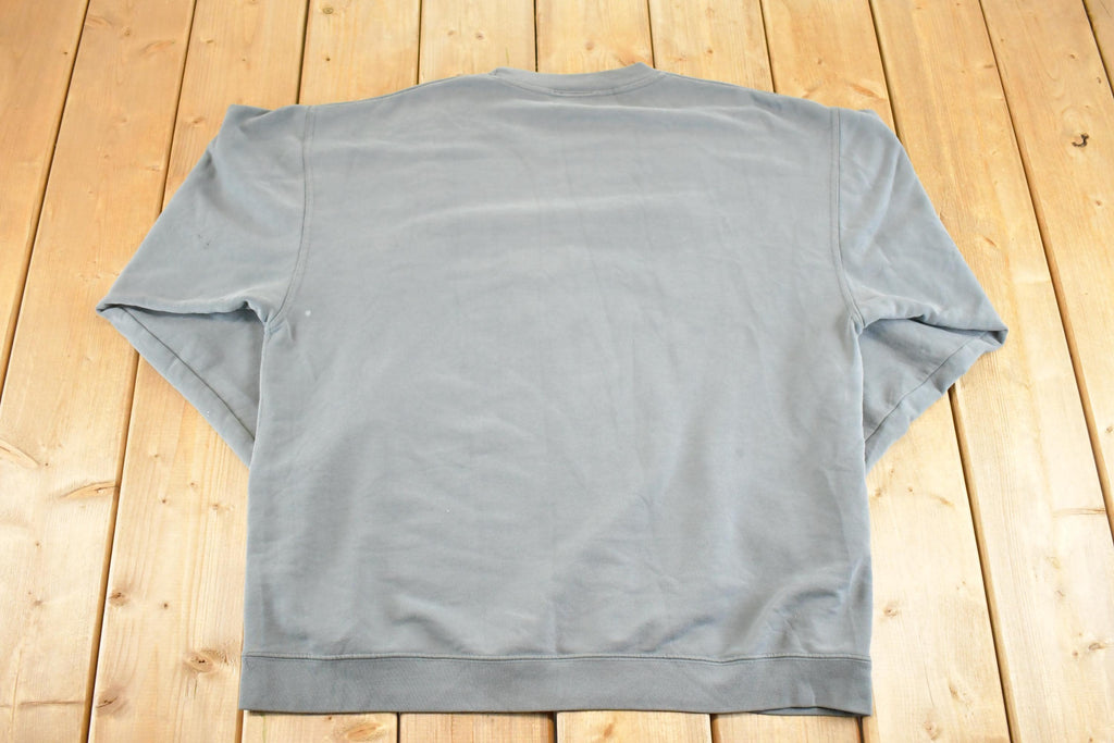 Vintage Y2K Reebok Embroidered Souvenir Crewneck Sweatshirt Men's L / 2000's Sportswear Sweater