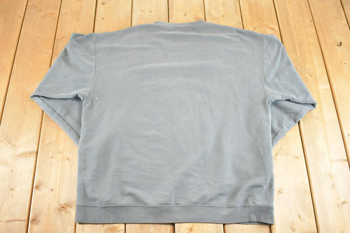 Vintage Y2K Reebok Embroidered Souvenir Crewneck Sweatshirt Men's L / 2000's Sportswear Sweater
