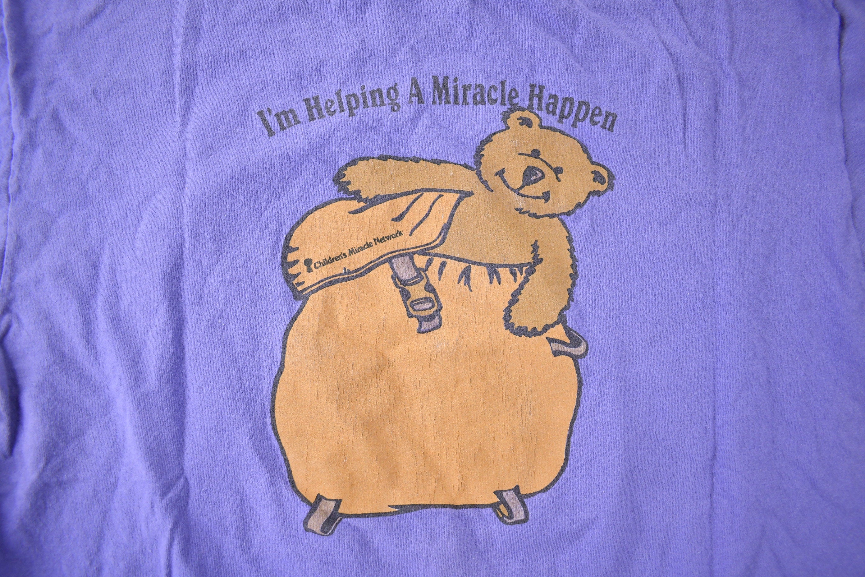 Vintage 1996 Sick Kids Telethon Souvenir T Shirt Made In USA Size M