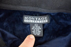 Vintage 1990s Montage Collection Collared Argyle Print Crewneck Sweatshirt Mens M