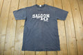 Vintage 1980s Saloon No. 10 Bar Biker Sun Faded Graphic T Shirt Men's Medium