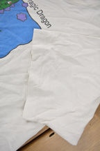 Vintage 1990s American Association For Respiratory Care Anti Smoking Single Stitch Graphic T Shirt Made In USA