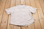 Vintage 1980s Separate Women's Floral Button Up Shirt