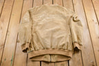 Vintage 1990s Roca Wear Suede Leather Bomber Jacket