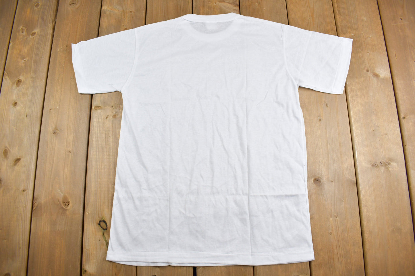 Vintage 1980s Blank White T Shirt / Made in Canada / Vintage T Shirt / Streetwear /