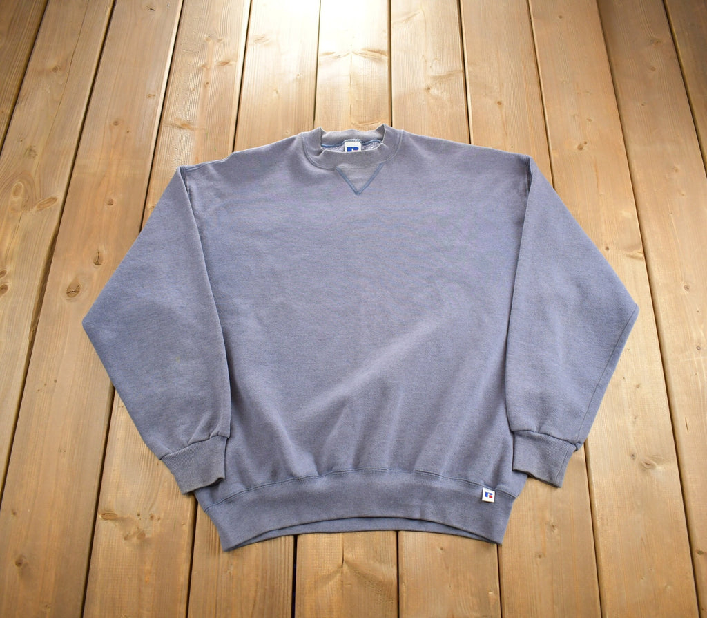 Vintage 1990s Blank Russell Athletic Crewneck Sweatshirt Made In USA