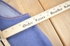 Vintage 1970s Womens's Contrast Stitch Denim Overalls