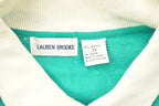 Vintage 1990s Lauren Brooke Heart Theme Collared Sweater
