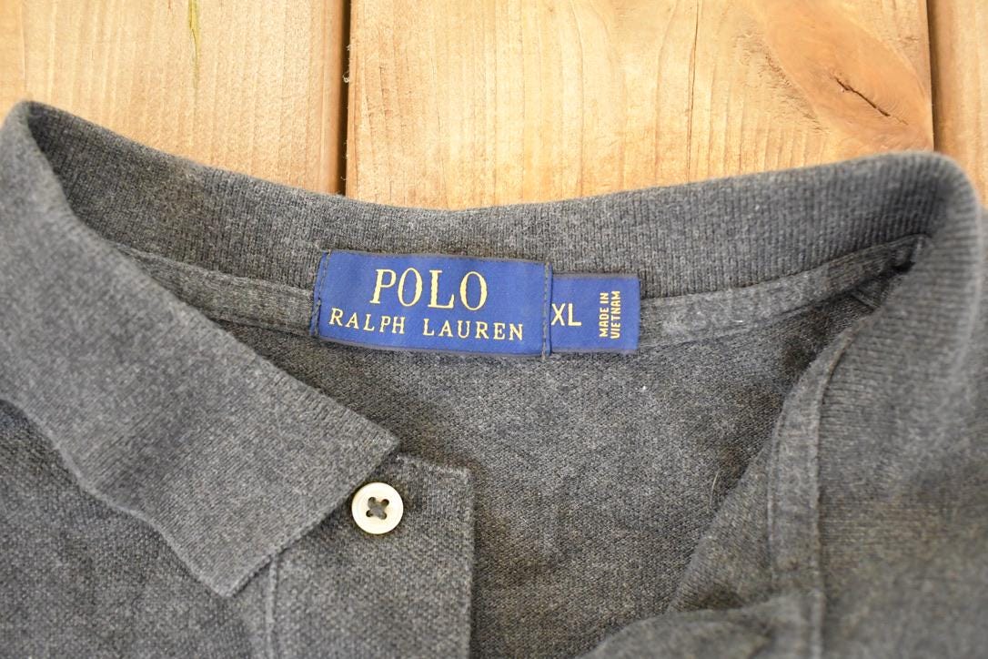 Vintage Y2K Polo By Ralph Lauren Button Up Shirt Men's L / 2000's Preppy Style / Boxy Fit Polo