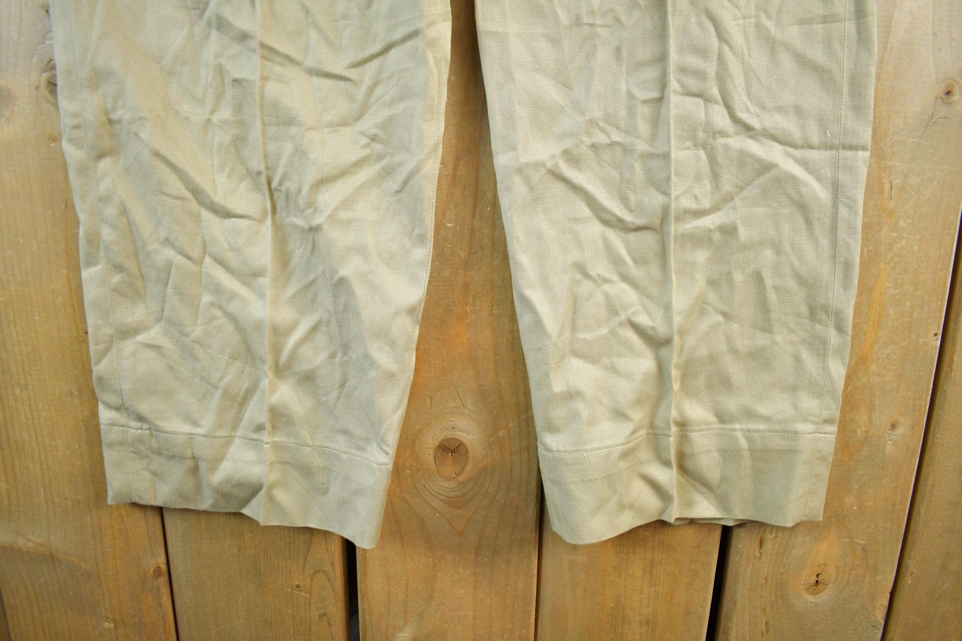 Vintage 1950s 1960s Military Army Khaki Pants Size 30 x 32
