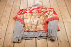 Vintage 1990s Denim Carpet Jean Jacket  Vintage Denim  Streetwear  Vintage Fall Outerwear  Fall Jacket  Levi's denim  Rug Jacket