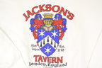 Vintage 1992 Jackson's Tavern London England Graphic Print Crewneck Sweatshirt Mens XL