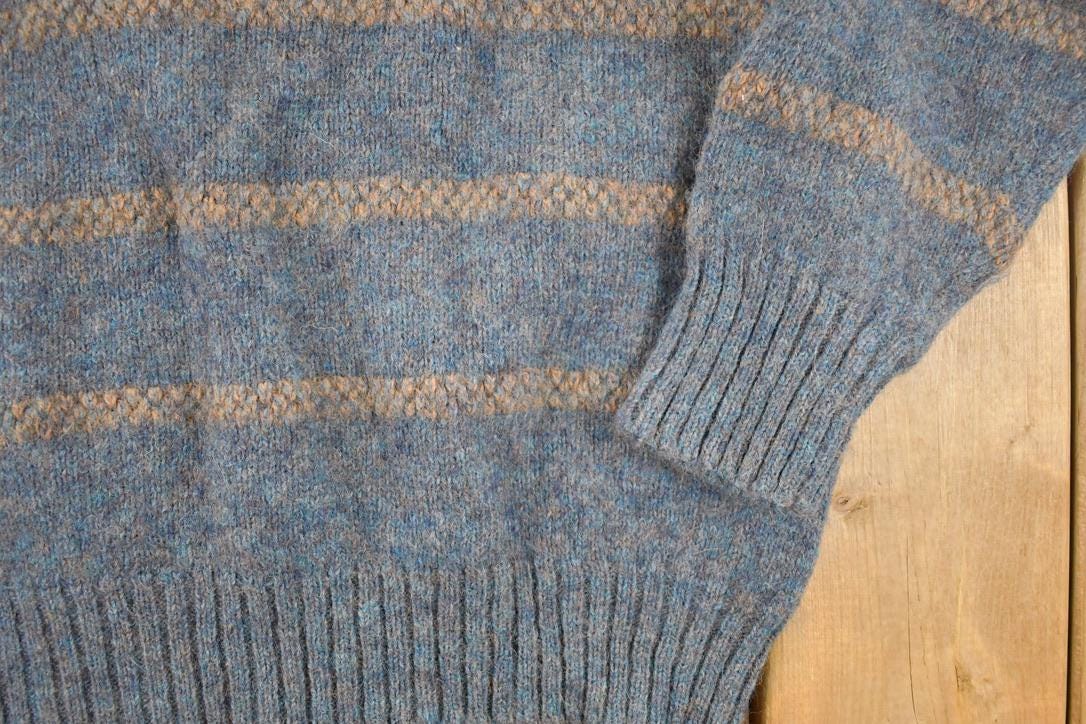 Vintage 1980s Mcgregor Wool Knit Crewneck Sweater Mens L
