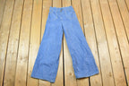 Vintage 1960s Bell Bottom Denim Jeans Size Made In USA Size 26 x 28